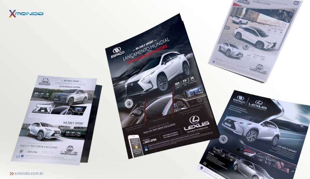 Flyers Lexus para Espaço Motors
